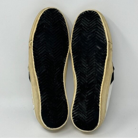 Authentic Golden Goose Seastar Leather and Suede Slip On sneakers size 37 - Picture 7 of 10